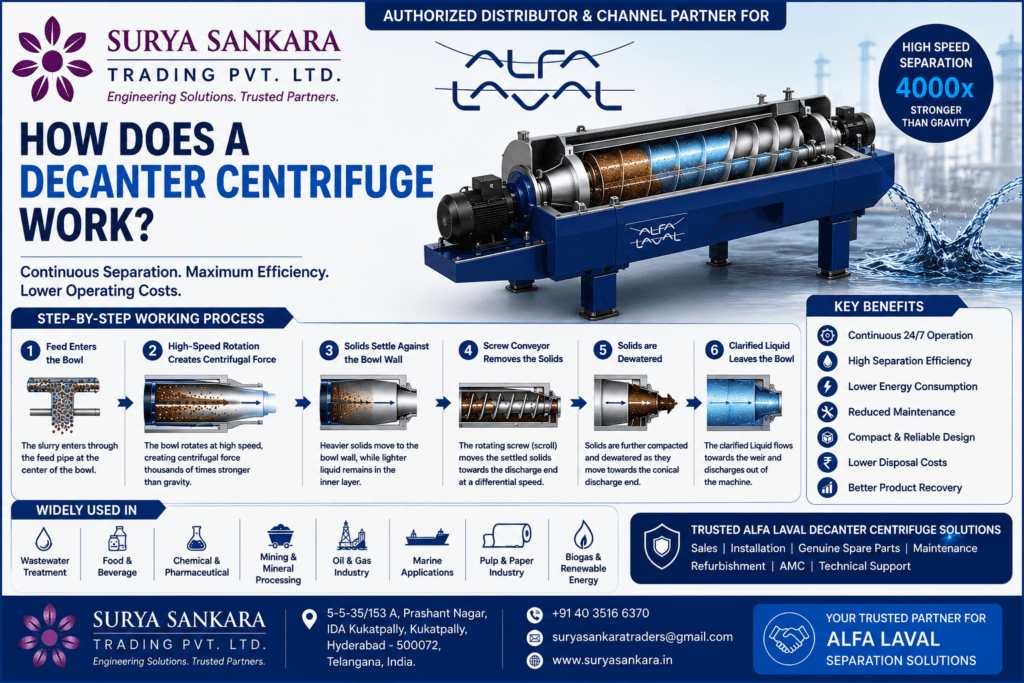 How Does a Decanter Centrifuge Work?