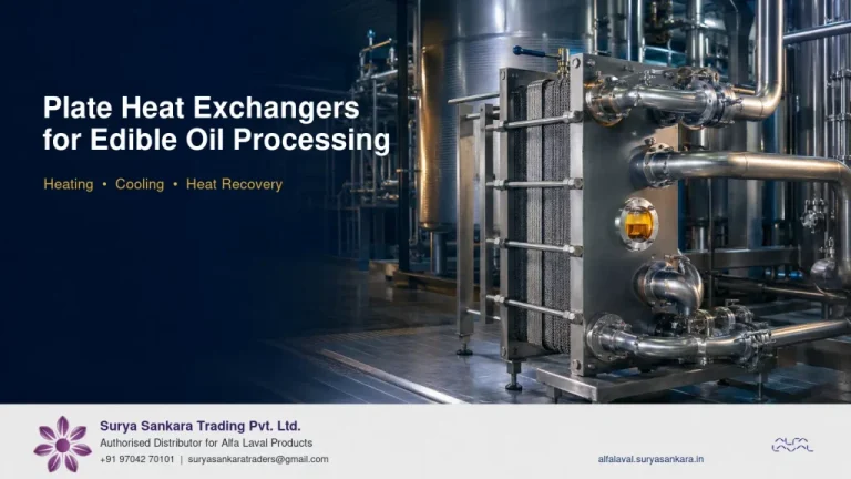 Plate Heat Exchangers for Edible Oil Processing